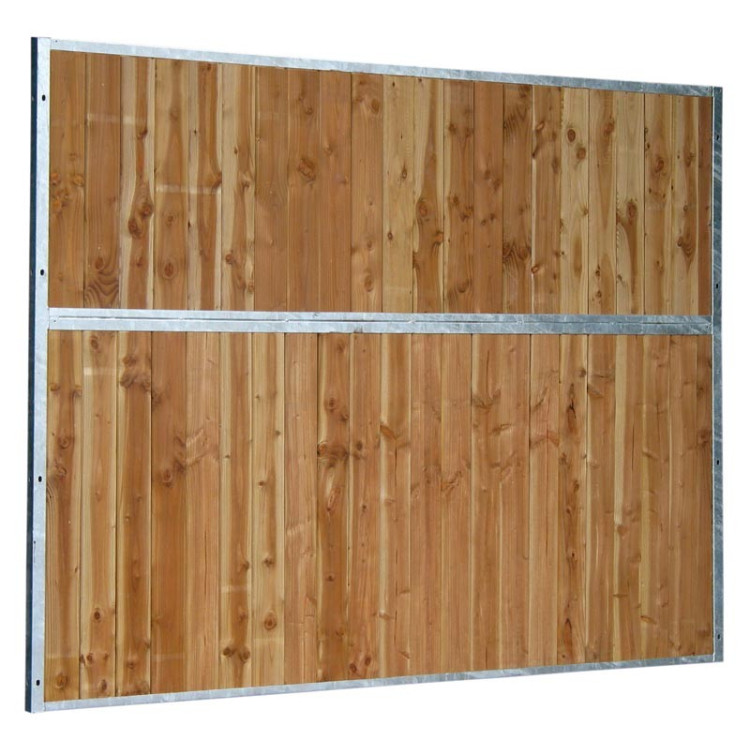 Vaste houten vaste boxscheiding 3,5 m La Gée