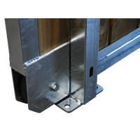 Séparation de box coulissante plein bois 4 m La Gée Séparation de box coulissante plein bois 4 m La Gée