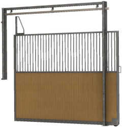Scheidingswand met schuifbox spijlen/hout 4 m La Gée Scheidingswand met schuifbox spijlen/hout 4 m La Gée