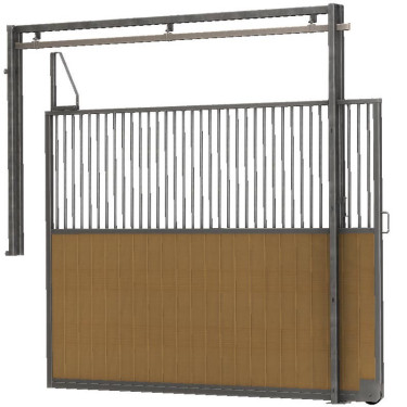 Scheidingswand met schuifbox spijlen/hout 4 m La Gée Scheidingswand met schuifbox spijlen/hout 4 m La Gée