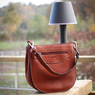 Sac à main Pénélope Clémentine Cognac