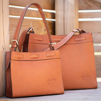 Sac à main Pénélope Pauline Cognac