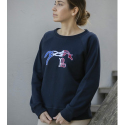 Sweatshirt Pénélope Chloé Marineblauw Sweatshirt Pénélope Chloé Marineblauw