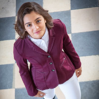 Wedstrijdjasje Pénélope Paris Air Soft Pruim Violet