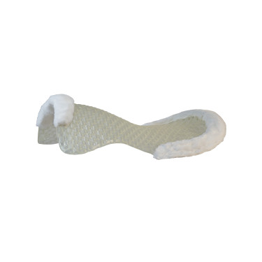 Ademend Gel-schokdemper Acavallo met schapenvacht rand Ademend Gel-schokdemper Acavallo met schapenvacht rand