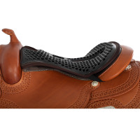 Zadelhoes Acavallo Ortho-Coccyx Western Gel Hexagonal Dri-Lex 20mm Bruin Zadelhoes Acavallo Ortho-Coccyx Western Gel Hexagonal Dri-Lex 20mm Bruin