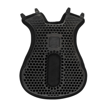 Zadelhoes Acavallo Ortho-Coccyx Western Gel Hexagonal Dri-Lex 20mm Zwart