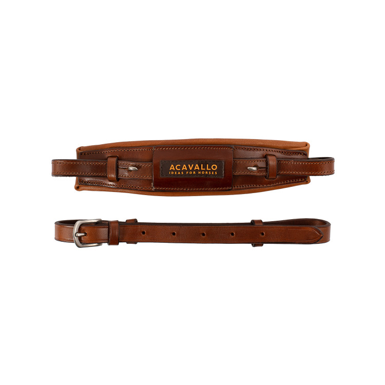 Leren neusriem Acavallo voor Hackamore