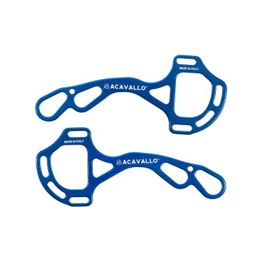 Takjes Hackamore Acavallo Alupro Blauw Takjes Hackamore Acavallo Alupro Blauw