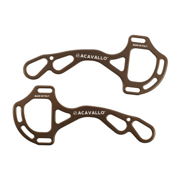 Takjes Hackamore Acavallo Alupro Brons Bruin
