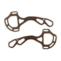 Takjes Hackamore Acavallo Alupro Brons Bruin