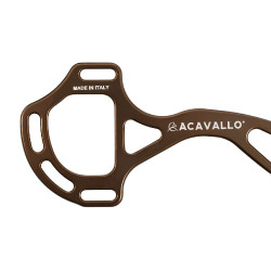 Takjes Hackamore Acavallo Alupro Brons Bruin