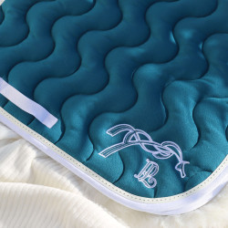 Zadeldek Pénélope Classique Eendengroen / wit Zadeldek Pénélope Classique Eendengroen / wit