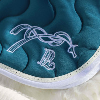 Zadeldek Pénélope Classique Eendengroen / wit