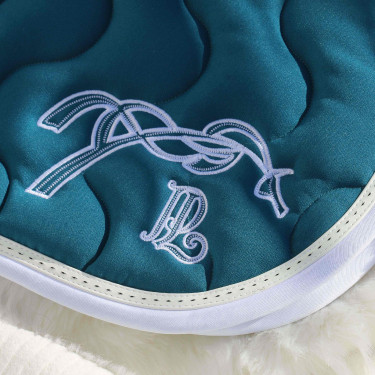 Zadeldek Pénélope Classique Eendengroen / wit Zadeldek Pénélope Classique Eendengroen / wit