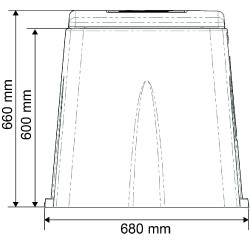 Niet-verwarmde Polyclean drinkbak La Gée