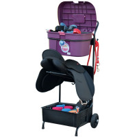 Zadelhouder met poetstas...