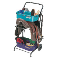 Zadelhouder met poetsbakken...