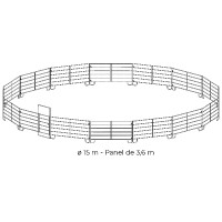 Verzinkt roundpen Ø 15 m...