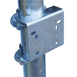 Plaat met 1/2 bevestigingsbeugel voor drinkbakken Polyself/Polyflex/Polyfast enkel/Polydrink/Polyfirst La Gée