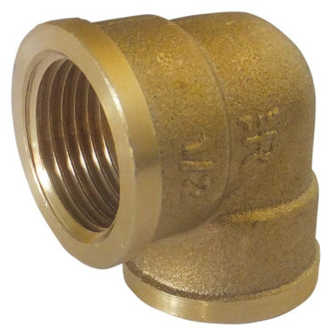 Vrouwtje/vrouwtje bochtstuk 90° 1/2" La Gée