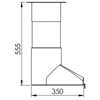 Korte afgebogen goot La Gée Korte afgebogen goot La Gée