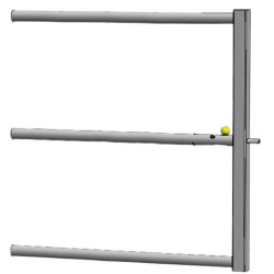 Afneembaar voorpaneel met automatische vergrendeling voor La Gée-stalbarrière Afneembaar voorpaneel met automatische vergrendeling voor La Gée-stalbarrière