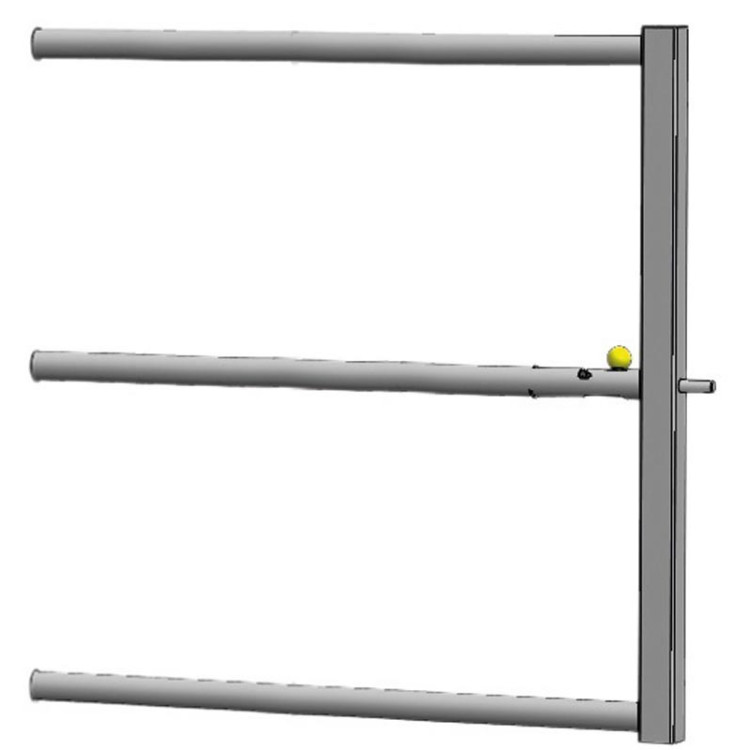 Afneembaar voorpaneel met automatische vergrendeling voor La Gée-stalbarrière Afneembaar voorpaneel met automatische vergrendeling voor La Gée-stalbarrière