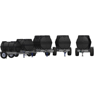 Rijdende tank voor tractor 2300 L La Gée