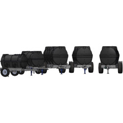 Roltank voor tractor 1000 L La Gée