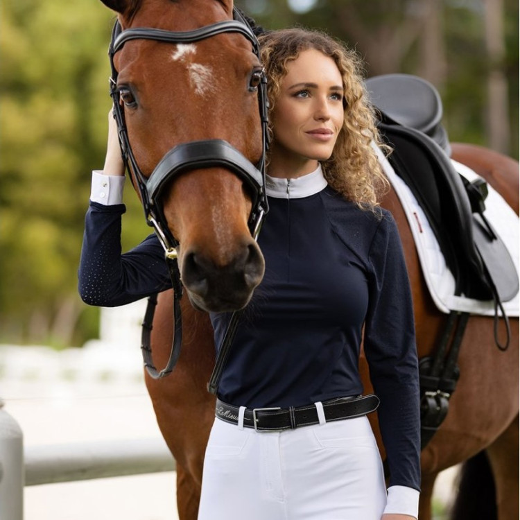 Wedstrijdpolo LeMieux Olivia lange mouwen
