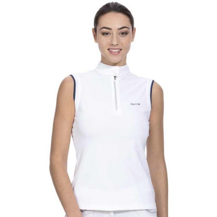 Wedstrijdpolo Equit'M mouwloos dames Wedstrijdpolo Equit'M mouwloos dames