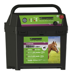 Elektrificator Paddock RB880 Beaumont 3in1 + paneel Elektrificator Paddock RB880 Beaumont 3in1 + paneel