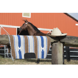 Navajo-katoenen geweven lederen tapijt Navajo-katoenen geweven lederen tapijt