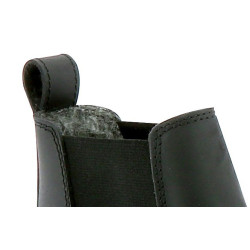 Equithème laarzen met schapenvacht gevoerd Zwart