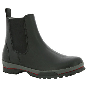 Equithème laarzen met schapenvacht gevoerd Zwart