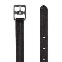 Lederen stijgbeugelriemen met nylon binnenkant Horze Donkerbruin
