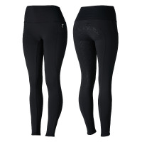 Hoogwaardige legging met volledige siliconen zitvlak Gillian Horze dames Zwart