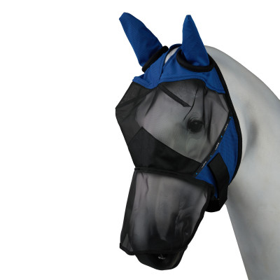Masque anti-mouches rafraîchissant Horze Limited Edition Bleu royal