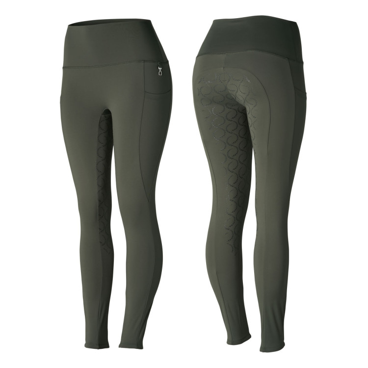 Hoogwaardige legging met volledige siliconen zitvlak Gillian Horze dames Hoogwaardige legging met volledige siliconen zitvlak Gillian Horze dames