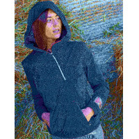 Veste de pluie Equithème Eliza Bleu marine