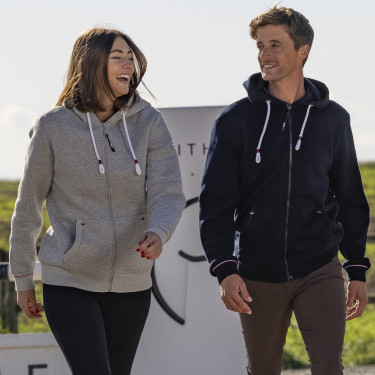 Sweat met rits Equithème Nicolas Marineblauw Sweat met rits Equithème Nicolas Marineblauw