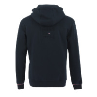 Sweat met rits Equithème Nicolas Marineblauw