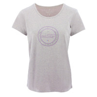 T-shirt Equithème Anna korte mouwen Gemêleerd roze