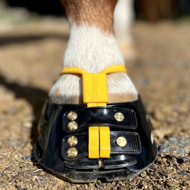 Modderriem Scoot mud strap Goudsbloem Geel