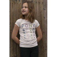 T-shirt Equithème Lise Marineblauw