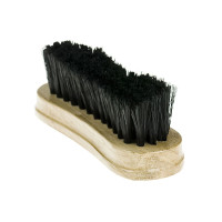 Brosse de tête Finn-Tack base bois Zwart