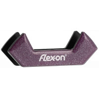 Stickers Flex-On voor stijgbeugels Safe-On of Junior Pruim zilver Violet