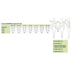 Rugbeschermer Komperdell FlexFit regular Zwart oud model Rugbeschermer Komperdell FlexFit regular Zwart oud model