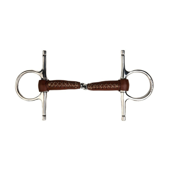 Stang met naalden Metalab Pinchless bekleed met leer 17 mm